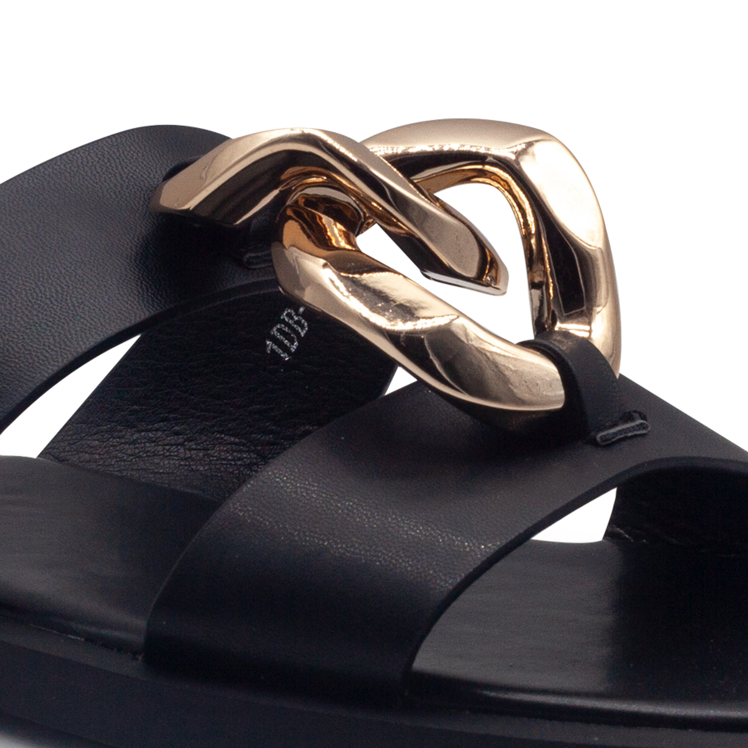 Sandalias planas cadena – KL Moda