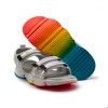 Sandalias con tiras de nylon y velcros de colores