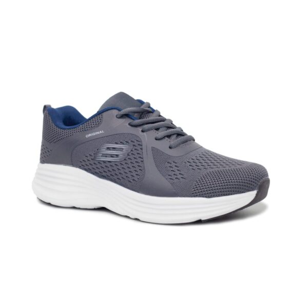 zapatillas running hombre gris con amortiguación ligera y plantilla memory foam